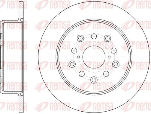 Kawe 6752 00 - Спирачен диск vvparts.bg