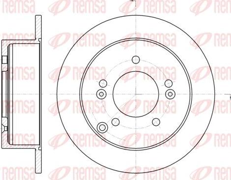 Kawe 6766 00 - Спирачен диск vvparts.bg