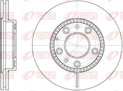 Kawe 6767 10 - Спирачен диск vvparts.bg