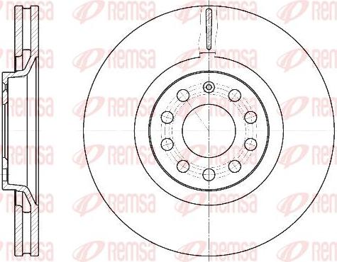 Kawe 6730 10 - Спирачен диск vvparts.bg