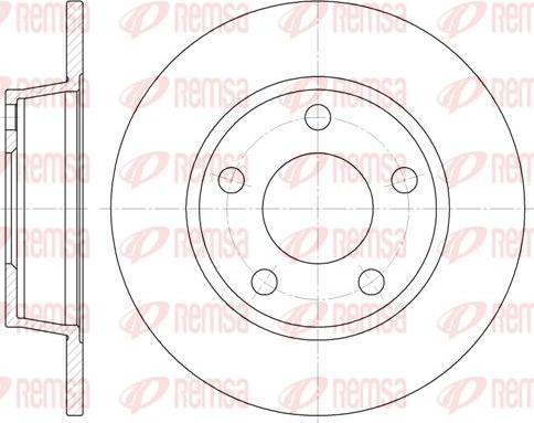 Kawe 6723 00 - Спирачен диск vvparts.bg