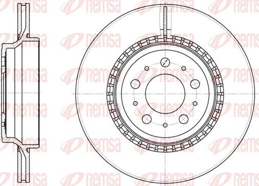 Kawe 6777 10 - Спирачен диск vvparts.bg