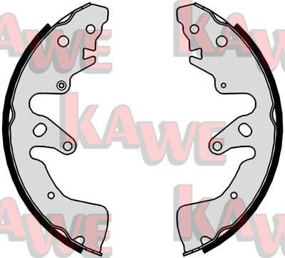 Kawe 09960 - Комплект спирачна челюст vvparts.bg