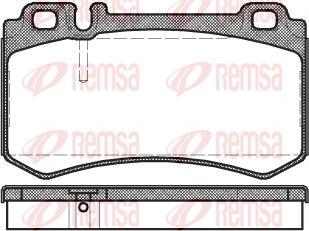 Kawe 0993 00 - Комплект спирачно феродо, дискови спирачки vvparts.bg