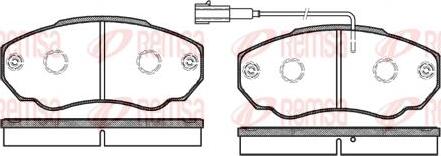 Kawe 0960 01 - Комплект спирачно феродо, дискови спирачки vvparts.bg