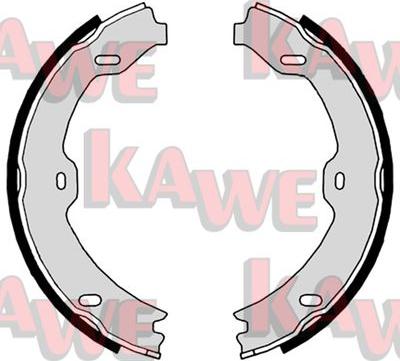 Kawe 09020 - Комплект спирачна челюст, ръчна спирачка vvparts.bg