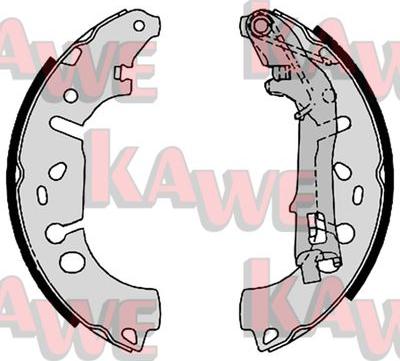 Kawe 09100 - Комплект спирачна челюст vvparts.bg