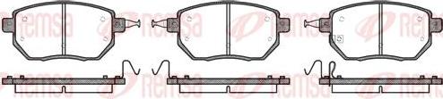 Kawe 0985 02 - Комплект спирачно феродо, дискови спирачки vvparts.bg