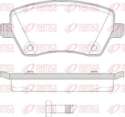 Kawe 0987 22 - Комплект спирачно феродо, дискови спирачки vvparts.bg