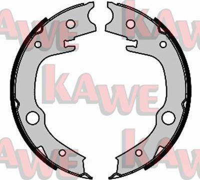 Kawe 09340 - Комплект спирачна челюст, ръчна спирачка vvparts.bg