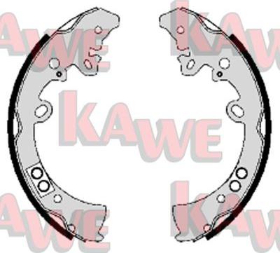 Kawe 09200 - Комплект спирачна челюст vvparts.bg