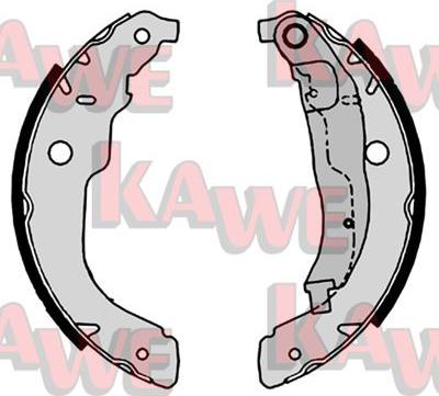 Kawe 09220 - Комплект спирачна челюст vvparts.bg