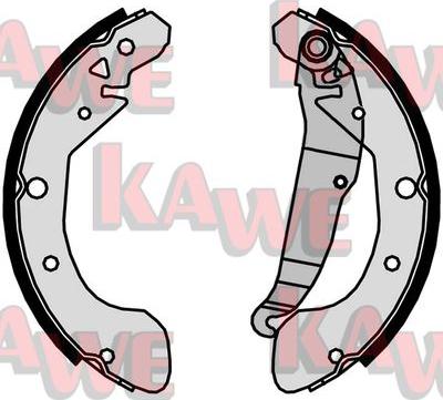 Kawe 09700 - Комплект спирачна челюст vvparts.bg