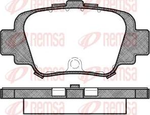 Kawe 0499 00 - Комплект спирачно феродо, дискови спирачки vvparts.bg