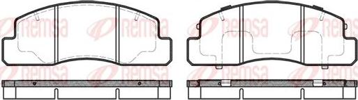 Kawe 0495 00 - Комплект спирачно феродо, дискови спирачки vvparts.bg