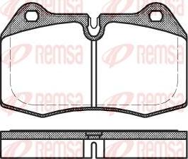 Kawe 0441 00 - Комплект спирачно феродо, дискови спирачки vvparts.bg