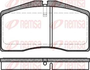 Kawe 0448 00 - Комплект спирачно феродо, дискови спирачки vvparts.bg