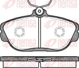 Kawe 0453 00 - Комплект спирачно феродо, дискови спирачки vvparts.bg