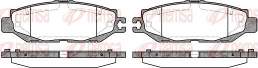 Kawe 0457 00 - Комплект спирачно феродо, дискови спирачки vvparts.bg