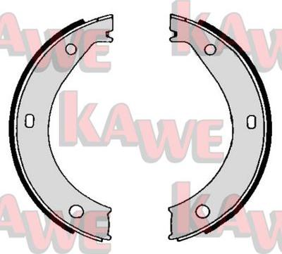 Kawe 04690 - Комплект спирачна челюст, ръчна спирачка vvparts.bg