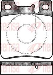 Kawe 0407 00 - Комплект спирачно феродо, дискови спирачки vvparts.bg