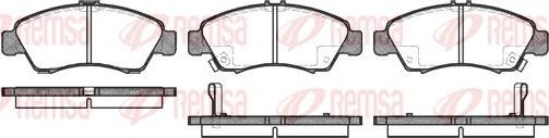 Kawe 0419 02 - Комплект спирачно феродо, дискови спирачки vvparts.bg