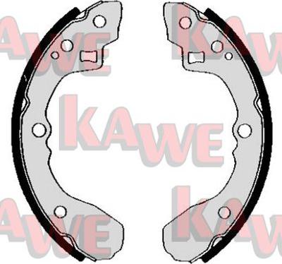 Kawe 04840 - Комплект спирачна челюст vvparts.bg