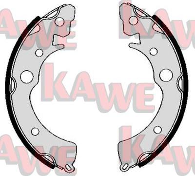 Kawe 04810 - Комплект спирачна челюст vvparts.bg