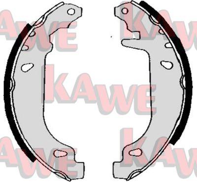 Kawe 04880 - Комплект спирачна челюст vvparts.bg