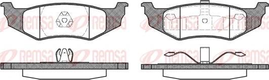 Kawe 0482 40 - Комплект спирачно феродо, дискови спирачки vvparts.bg