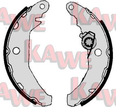 Kawe 04340 - Комплект спирачна челюст vvparts.bg