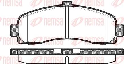 Kawe 0431 10 - Комплект спирачно феродо, дискови спирачки vvparts.bg