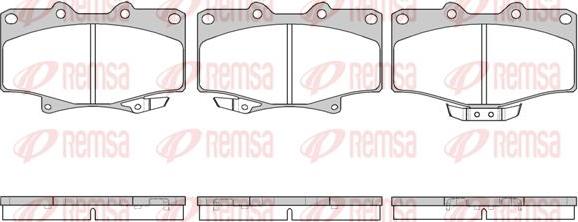 Kawe 0429 14 - Комплект спирачно феродо, дискови спирачки vvparts.bg