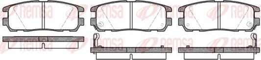 Kawe 0426 02 - Комплект спирачно феродо, дискови спирачки vvparts.bg