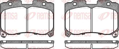 Kawe 0474 04 - Комплект спирачно феродо, дискови спирачки vvparts.bg