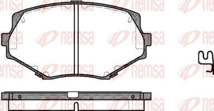 Kawe 0478 02 - Комплект спирачно феродо, дискови спирачки vvparts.bg