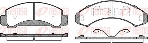 Kawe 0550 00 - Комплект спирачно феродо, дискови спирачки vvparts.bg