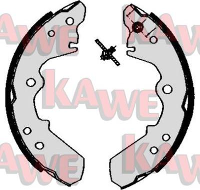 Kawe 05520 - Комплект спирачна челюст vvparts.bg