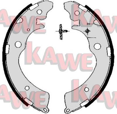 Kawe 05690 - Комплект спирачна челюст vvparts.bg