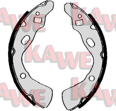 Kawe 05680 - Комплект спирачна челюст vvparts.bg