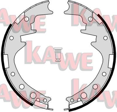 Kawe 05150 - Комплект спирачна челюст vvparts.bg