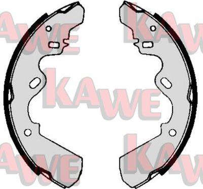 Kawe 05820 - Комплект спирачна челюст vvparts.bg