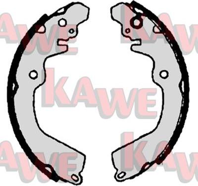 Kawe 05245 - Комплект спирачна челюст vvparts.bg