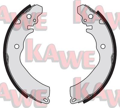 Kawe 05265 - Комплект спирачна челюст vvparts.bg