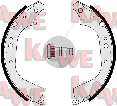 Kawe 05280 - Комплект спирачна челюст vvparts.bg