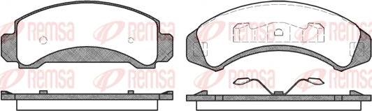 Kawe 0523 00 - Комплект спирачно феродо, дискови спирачки vvparts.bg