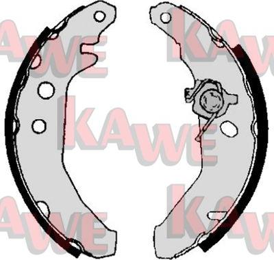 Kawe 05740 - Комплект спирачна челюст vvparts.bg