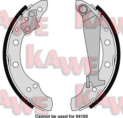 Kawe 05730 - Комплект спирачна челюст vvparts.bg