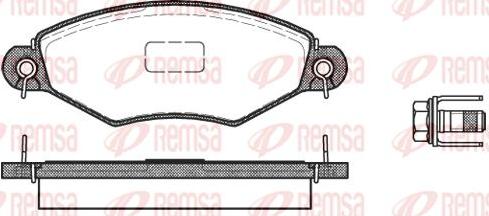 Kawe 0643 10 - Комплект спирачно феродо, дискови спирачки vvparts.bg