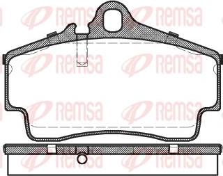 Kawe 0654 00 - Комплект спирачно феродо, дискови спирачки vvparts.bg